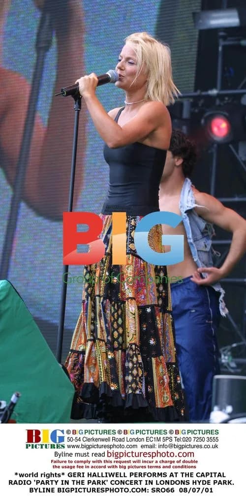 Geri Halliwell performs at Party in the Park