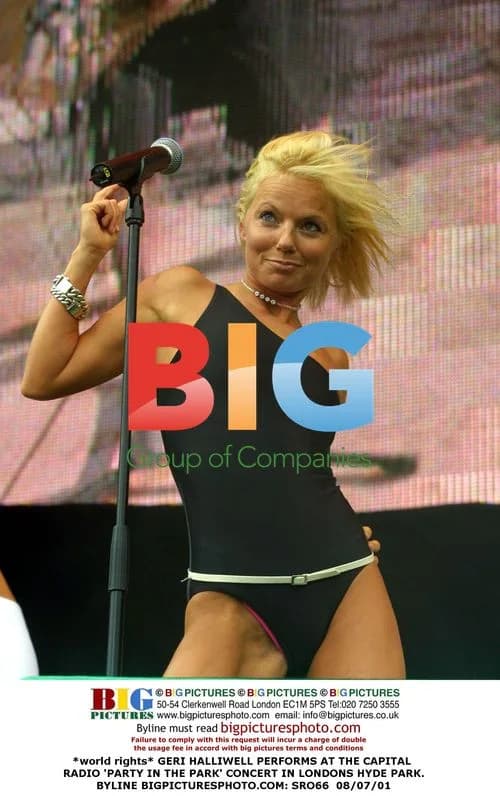 Geri Halliwell Performs at Party in the Park