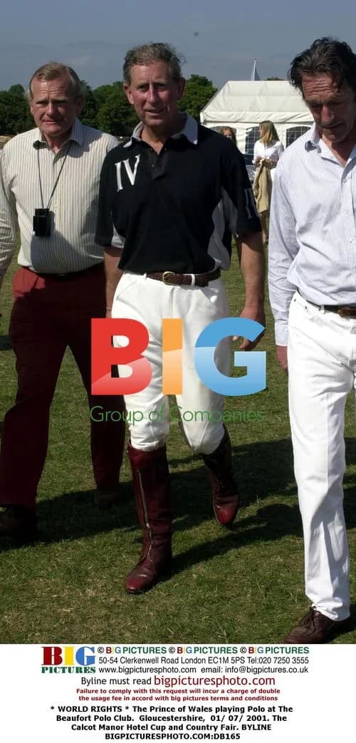 The Prince of Wales plays Polo
