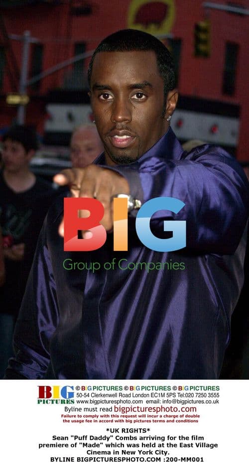 Sean "Puff Daddy" Combs at "Made" Film Premiere