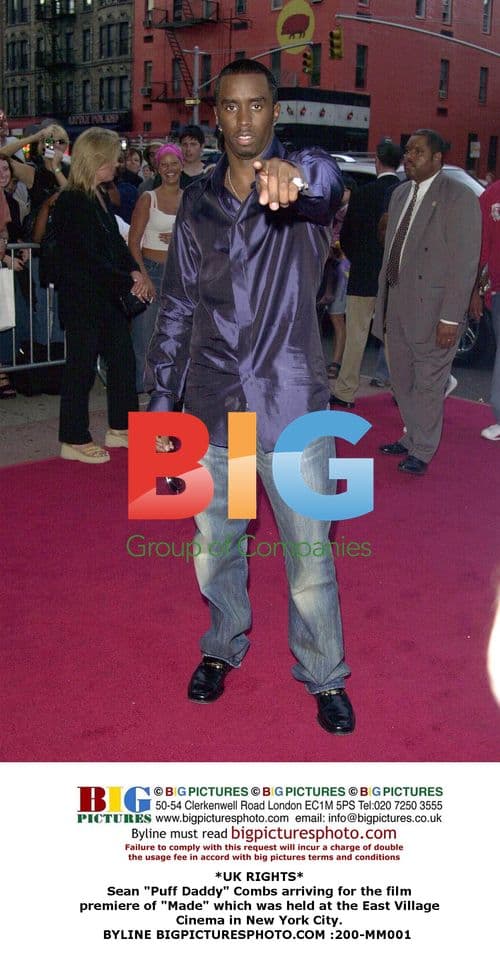 Sean "Puff Daddy" Combs at "Made" Film Premiere