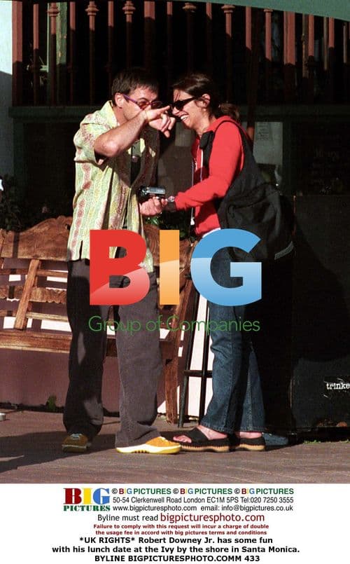 Robert Downey Jr. Enjoys Lunch