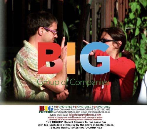 Robert Downey Jr. enjoys lunch date at the Ivy in Santa Monica