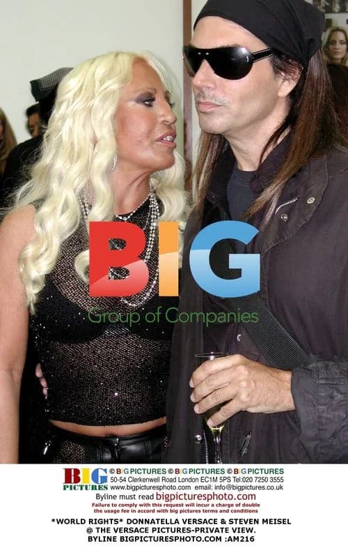 Donatella Versace & Steven Meisel at Versace Event