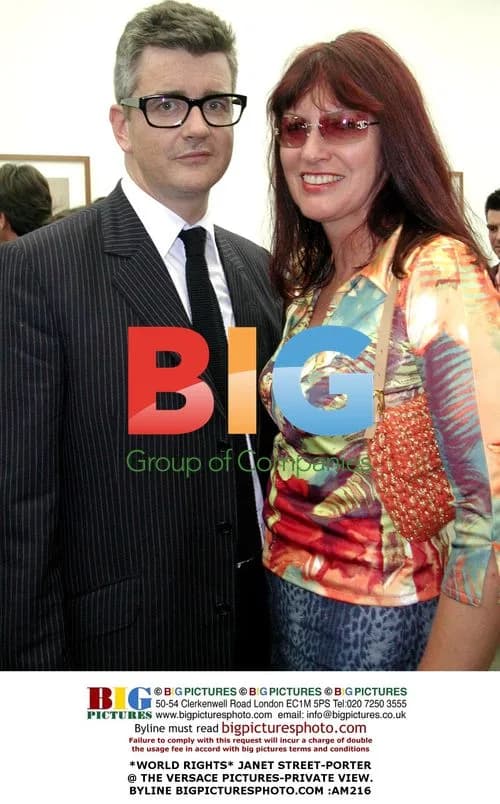 Janet Street-Porter at Versace Pictures-Private View