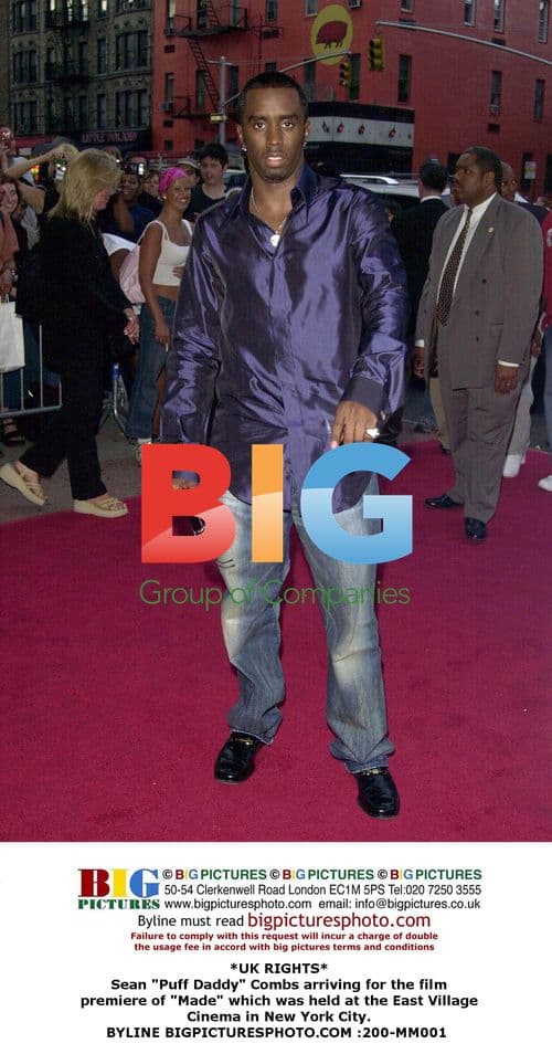 Sean "Puff Daddy" Combs at "Made" premiere