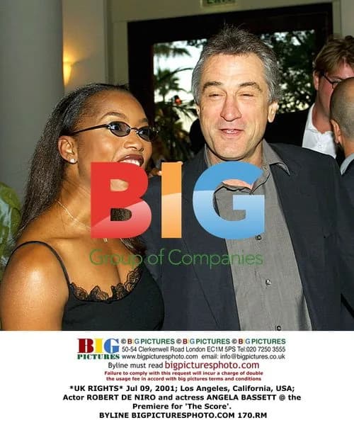 Robert De Niro and Angela Bassett at 'The Score' Premiere
