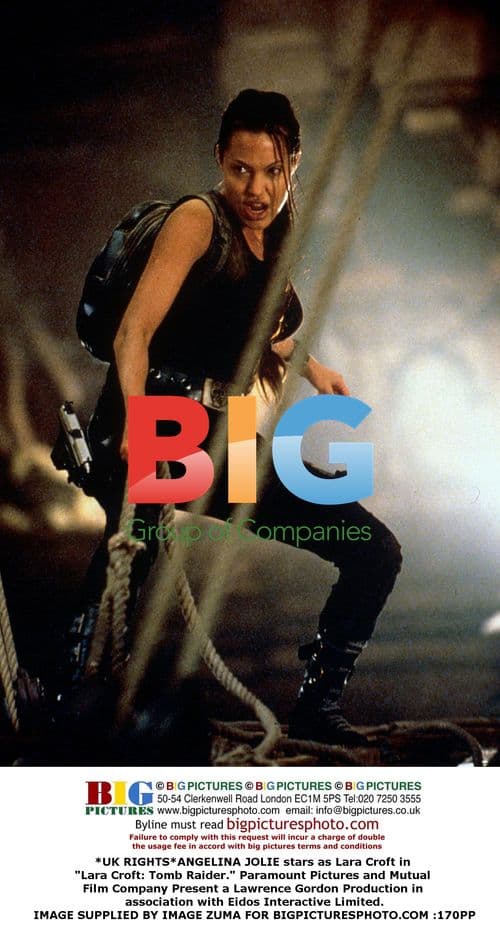 Angelina Jolie as Lara Croft