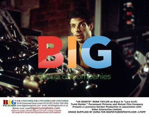 Noah Taylor as Bryce in "Lara Croft: Tomb Raider"