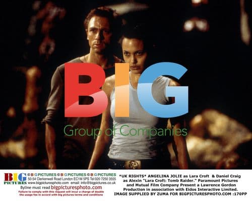 Angelina Jolie & Daniel Craig as "Lara Croft"