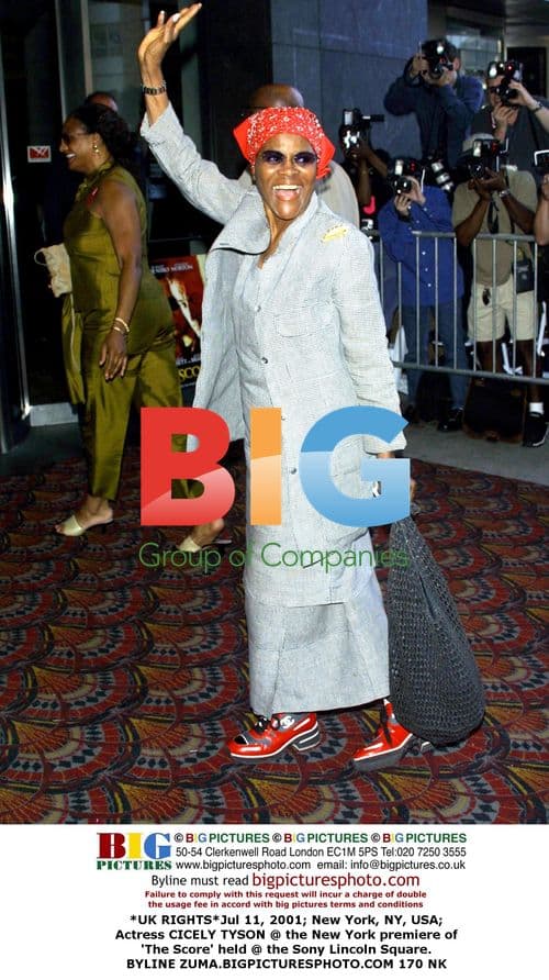 Cicely Tyson at NY premiere of 'The Score'