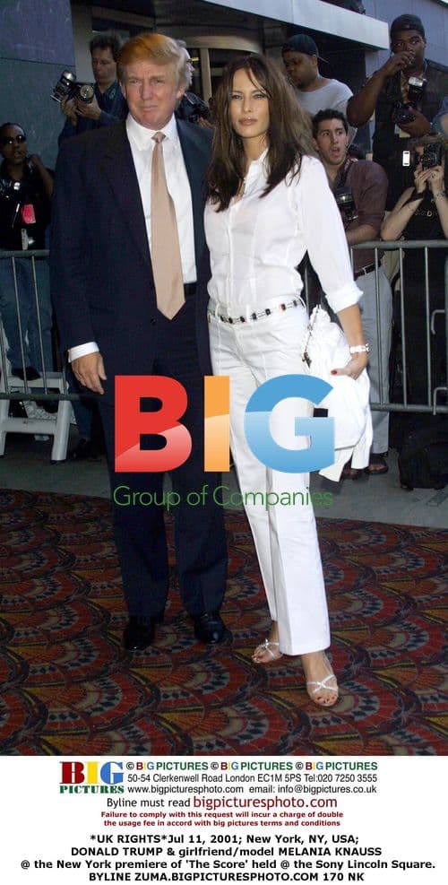 Donald Trump and Melania Knauss at 'The Score' Premiere