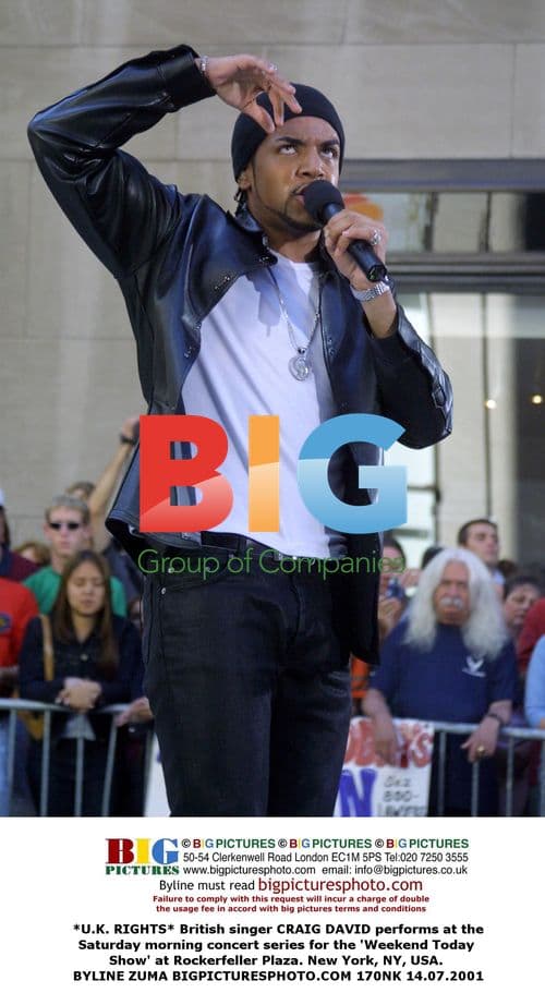 Craig David Performs at 'Weekend Today' in New York