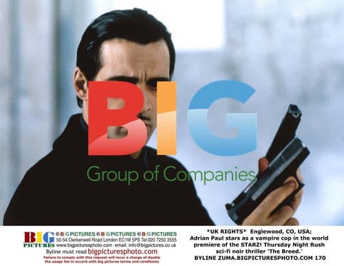 Adrian Paul stars as vampire cop in 'The Breed'