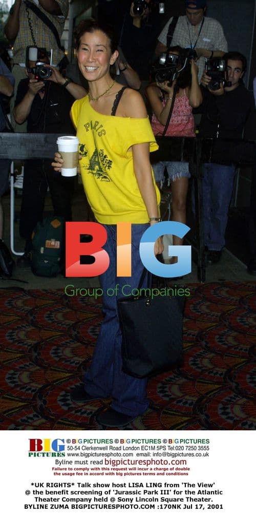 Lisa Ling at 'Jurassic Park III' benefit screening