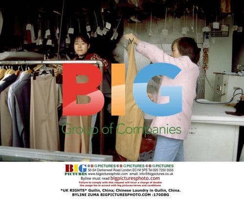 Chinese Laundry in Guilin, China