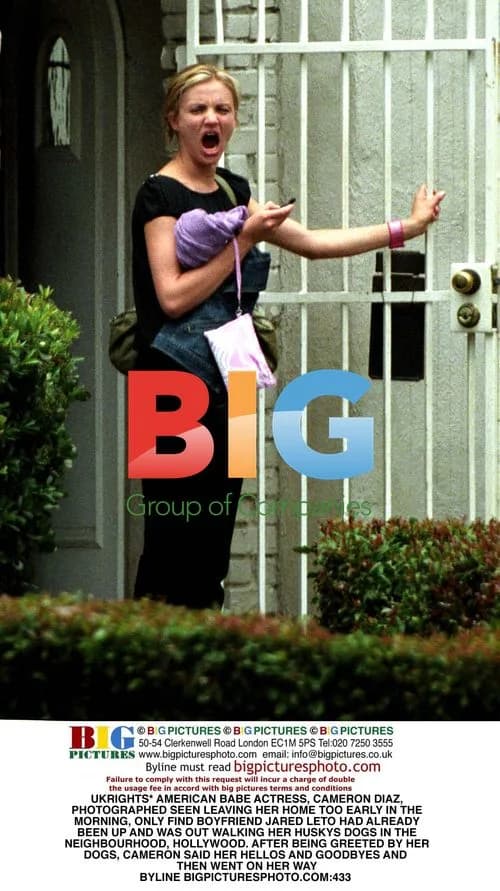 Cameron Diaz Spotted Leaving Home Early