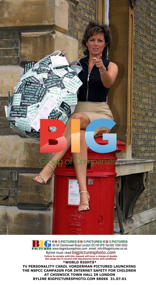 Carol Vorderman Launches NSPCC Internet Safety Campaign