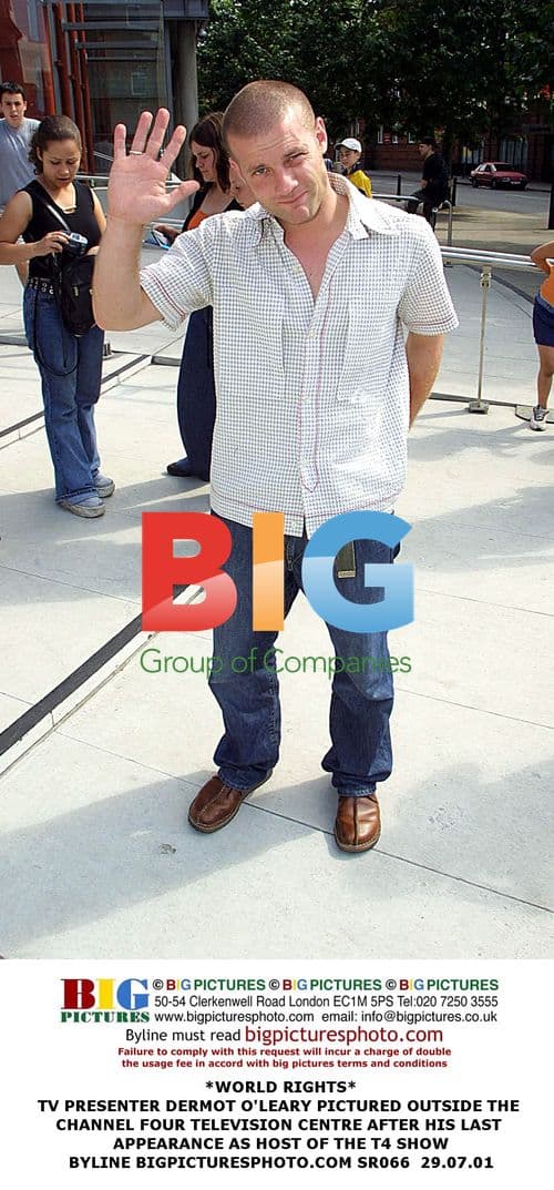 TV Presenter Dermot O'Leary at Channel 4