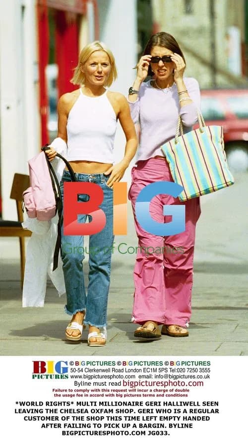 Geri Halliwell Leaves Chelsea Oxfam Shop Empty Handed