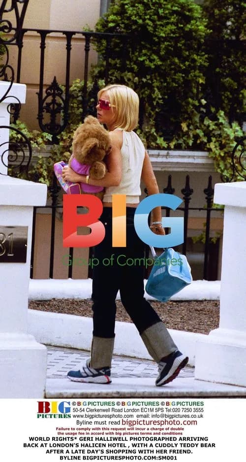 Geri Halliwell Returns to Hotel