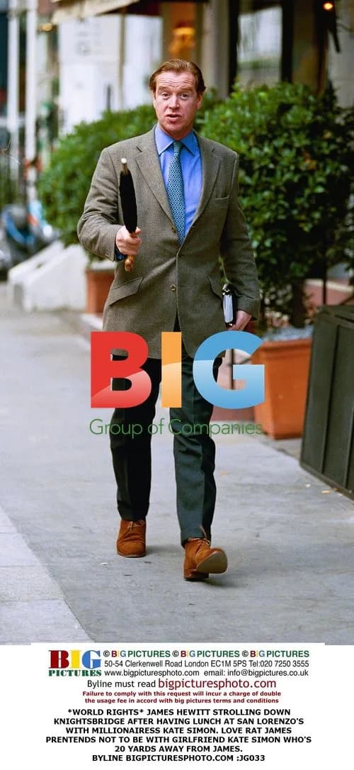 James Hewitt spotted with millionairess
