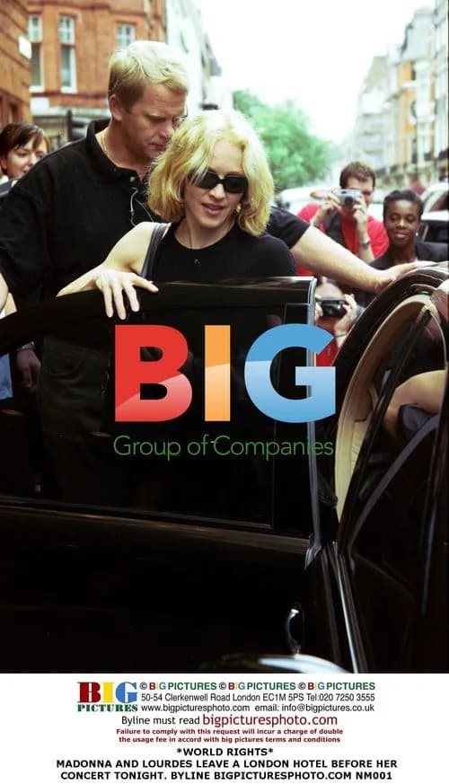 Madonna and Lourdes Leave London Hotel