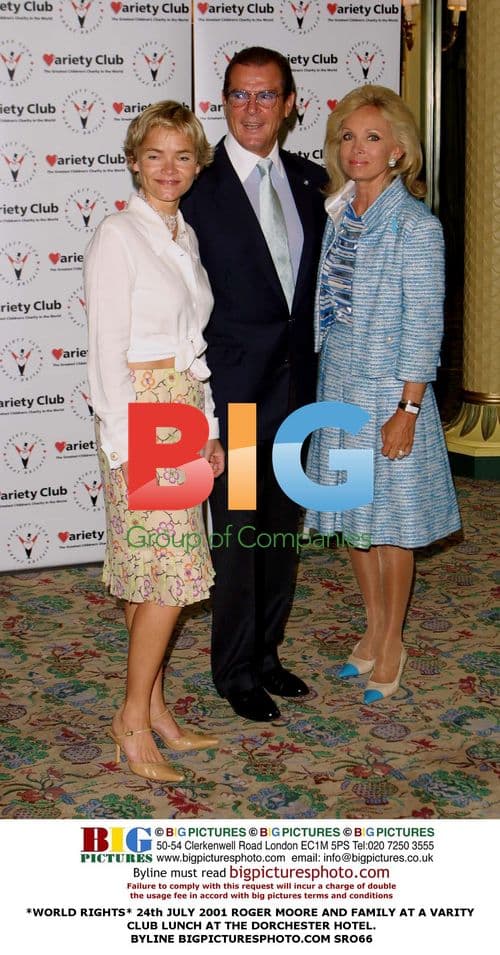 Roger Moore and Family at Variety Club Lunch