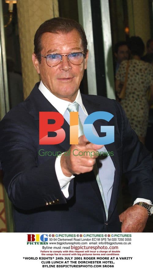 Roger Moore at Variety Club Lunch