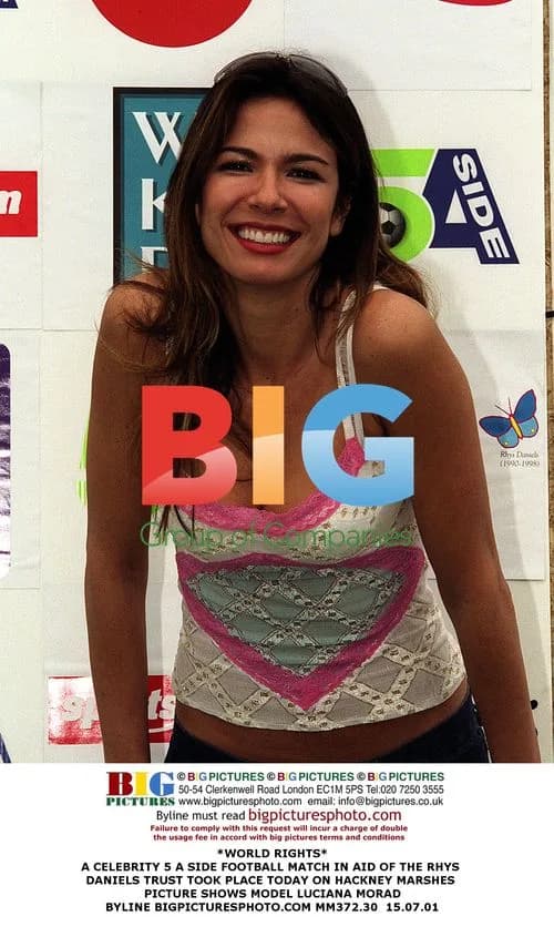 Luciana Morad at 5-a-side Football Match