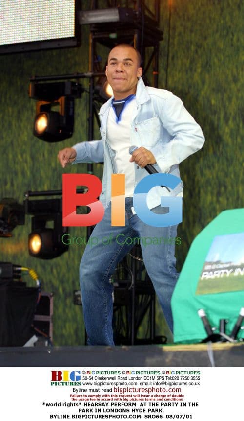 Hearsay perform at Party in the Park