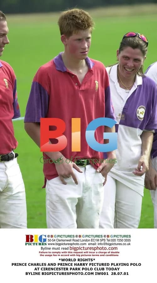 Prince Charles and Prince Harry Play Polo
