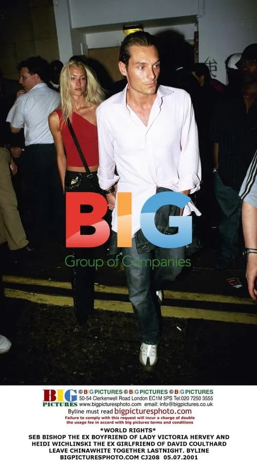 SEB BISHOP and HEIDI WICHLINSKI leave Chinawhite