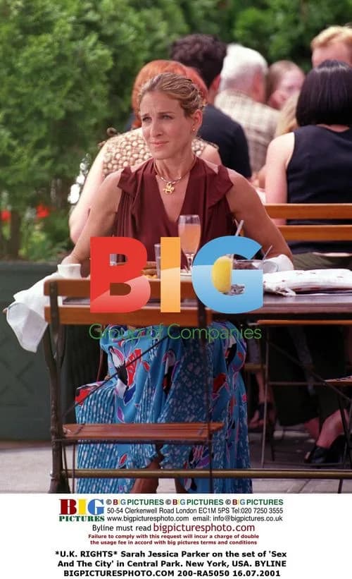 Sarah Jessica Parker on 'Sex And The City' set