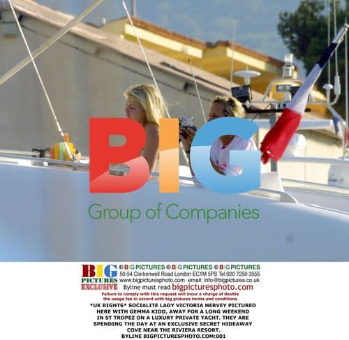 Lady Victoria Hervey and Gemma Kidd Yacht Trip