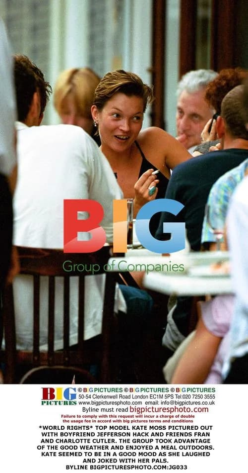 Kate Moss Out with Boyfriend and Friends