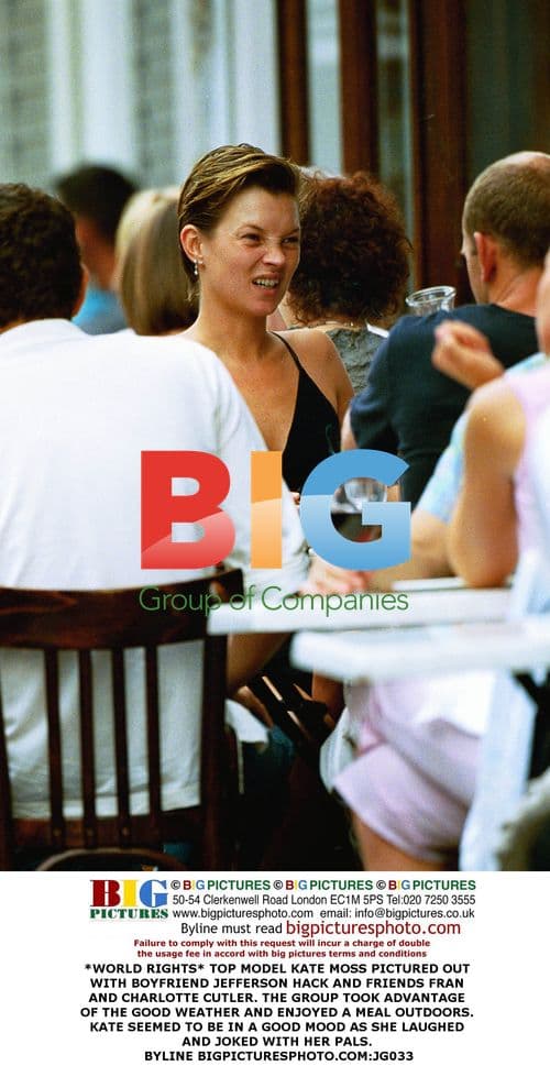 Kate Moss Out with Boyfriend and Friends