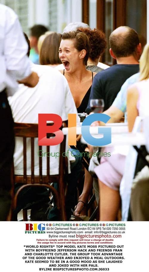 Kate Moss Out With Boyfriend and Friends