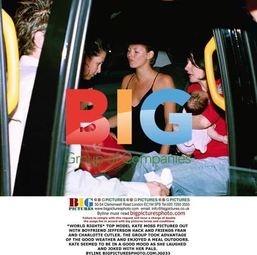Kate Moss Out with Friends