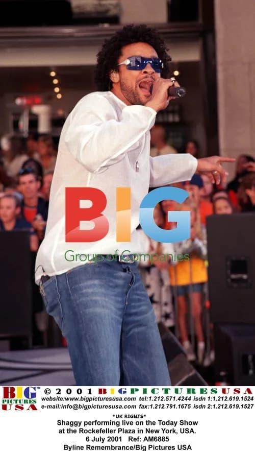 Shaggy Performing on Today Show