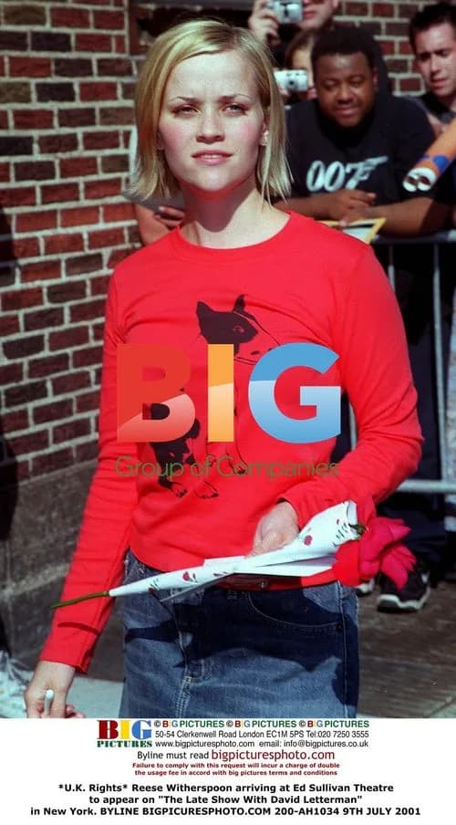 Reese Witherspoon at Letterman Show