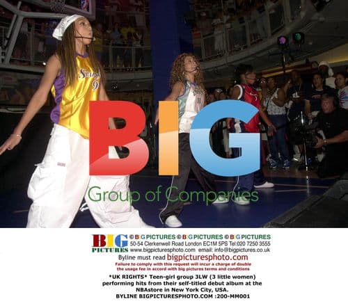 3LW Perform at NBA Store in NYC