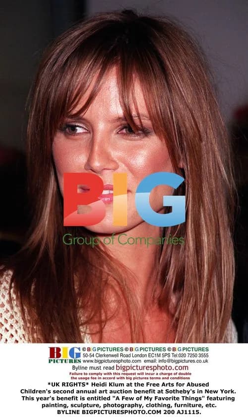 Heidi Klum at Free Arts Auction Benefit