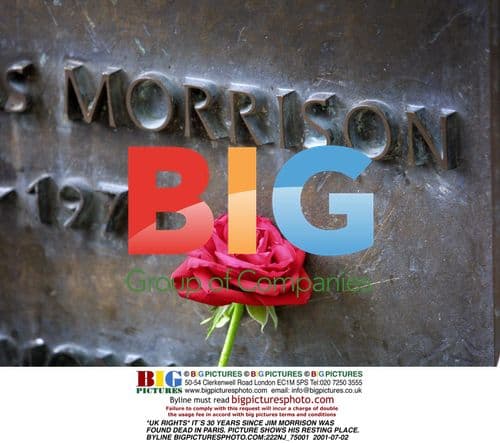 Jim Morrison's Grave in Paris