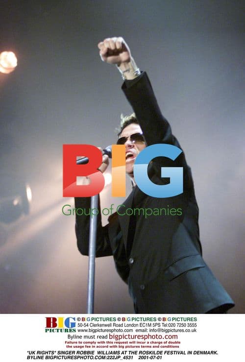 Robbie Williams at Roskilde Festival