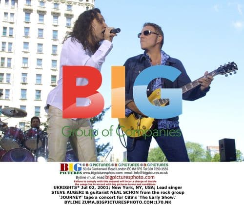 JOURNEY members tape concert for CBS's 'The Early Show'