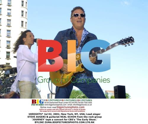 JOURNEY members tape concert for CBS