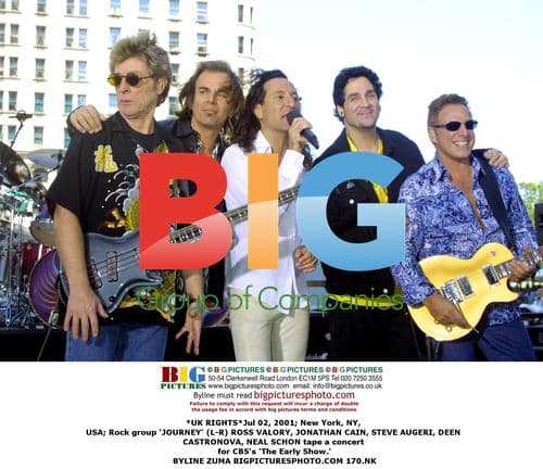 JOURNEY band tapes concert for CBS's 'The Early Show'