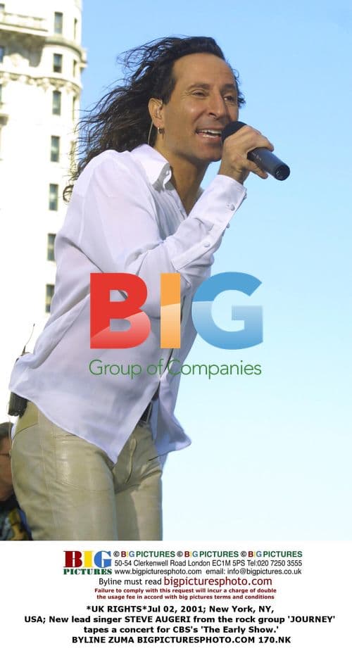 Journey's Steve Augeri tapes CBS Early Show