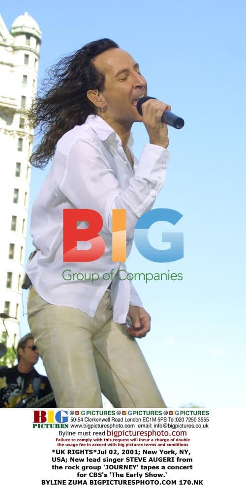 JOURNEY's Steve Augeri tapes 'The Early Show'